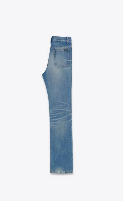 SAINT LAURENT clyde jeans in long beach blue denim outlook