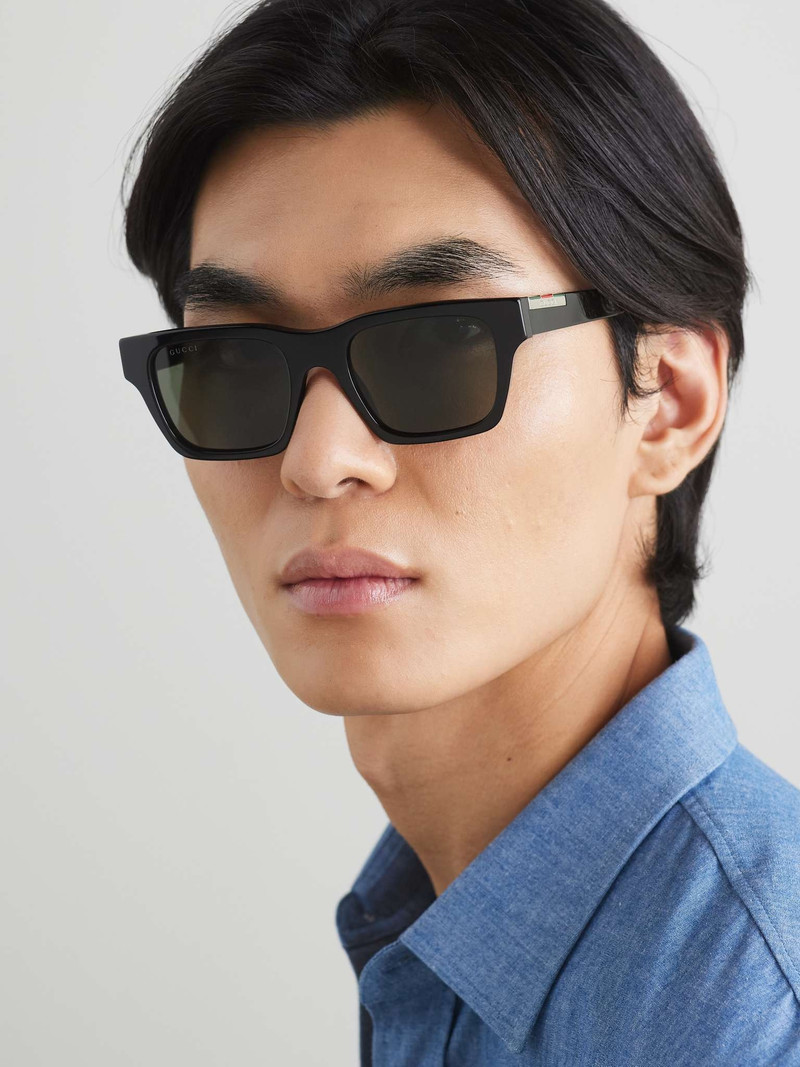 GUCCI Square-Frame Recycled-Acetate Sunglasses outlook