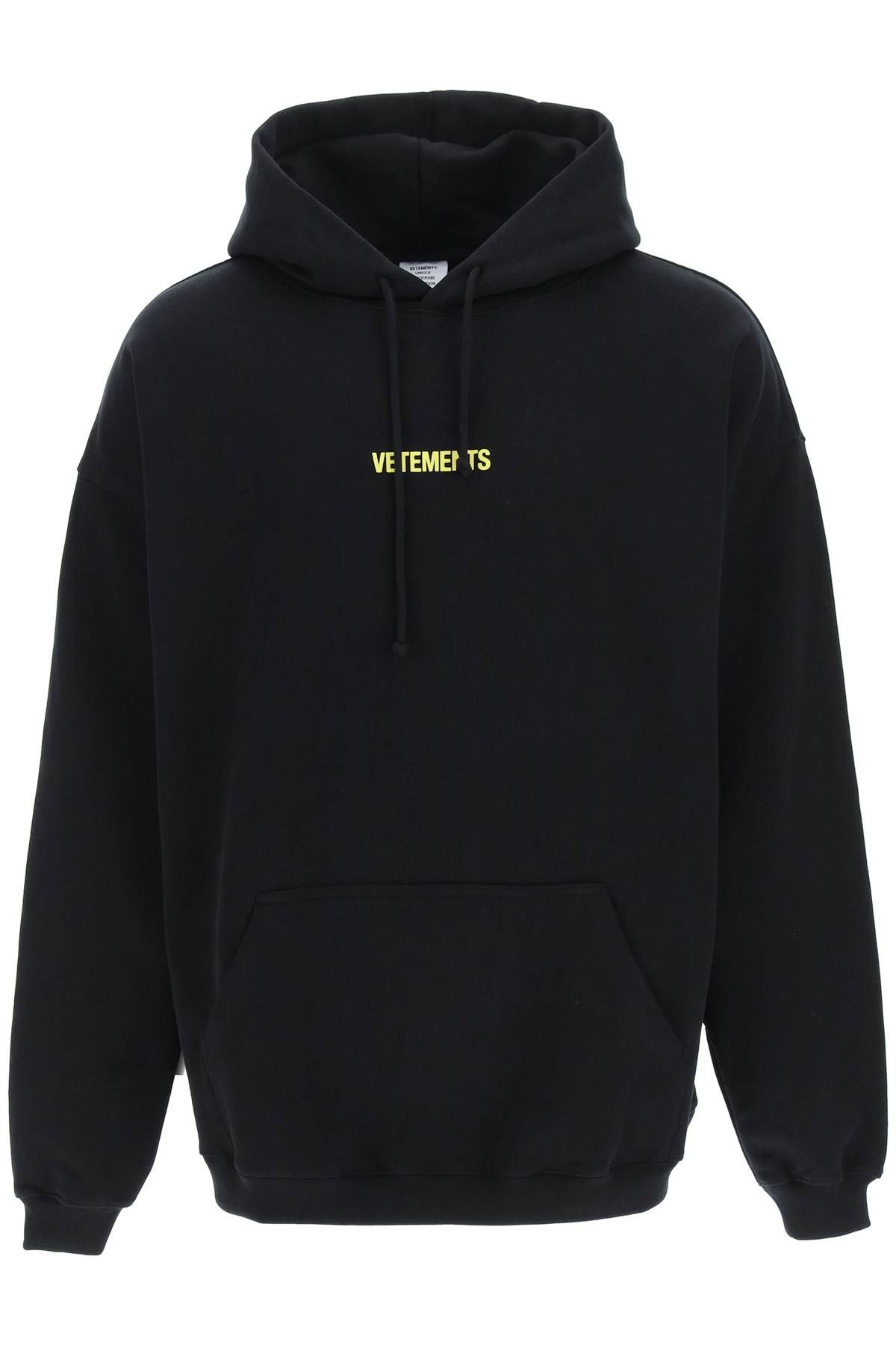 LOGO LABEL MAXI HOODIE - 1