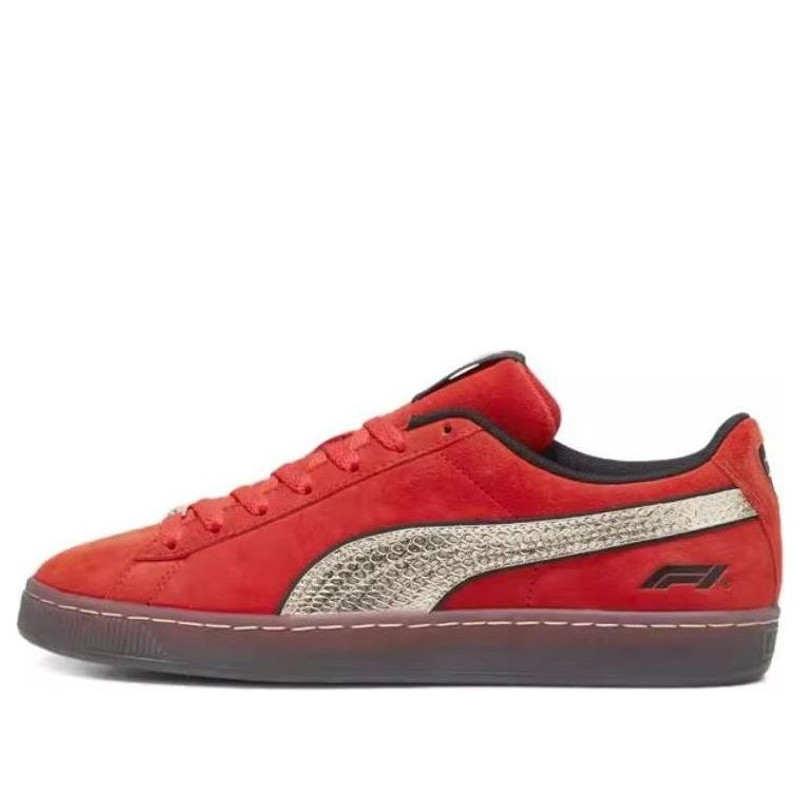 PUMA x Formula 1 Shanghai GP Suede 'Pop Red Gold' 308447-01 - 1