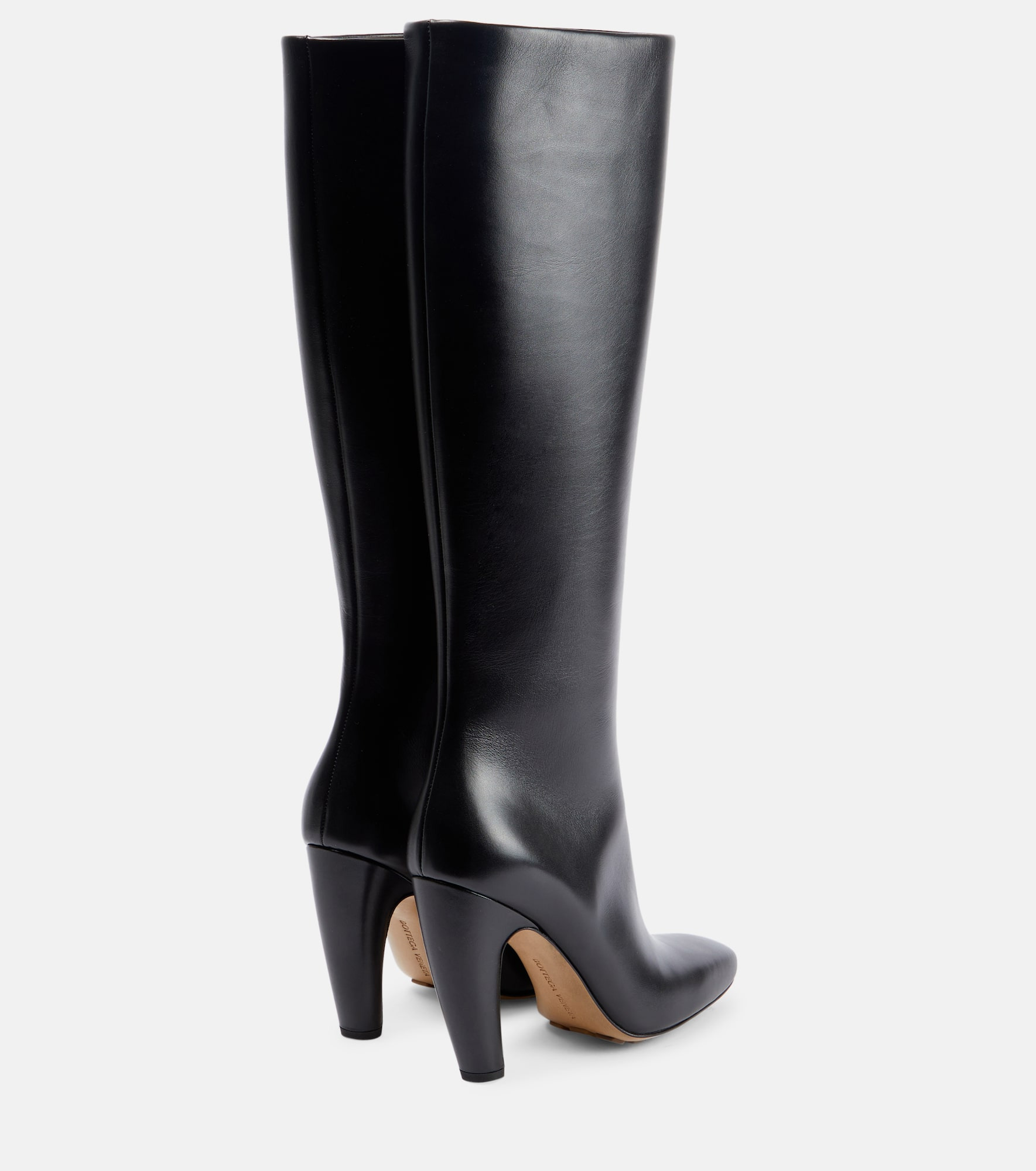 Leather knee-high boots - 3