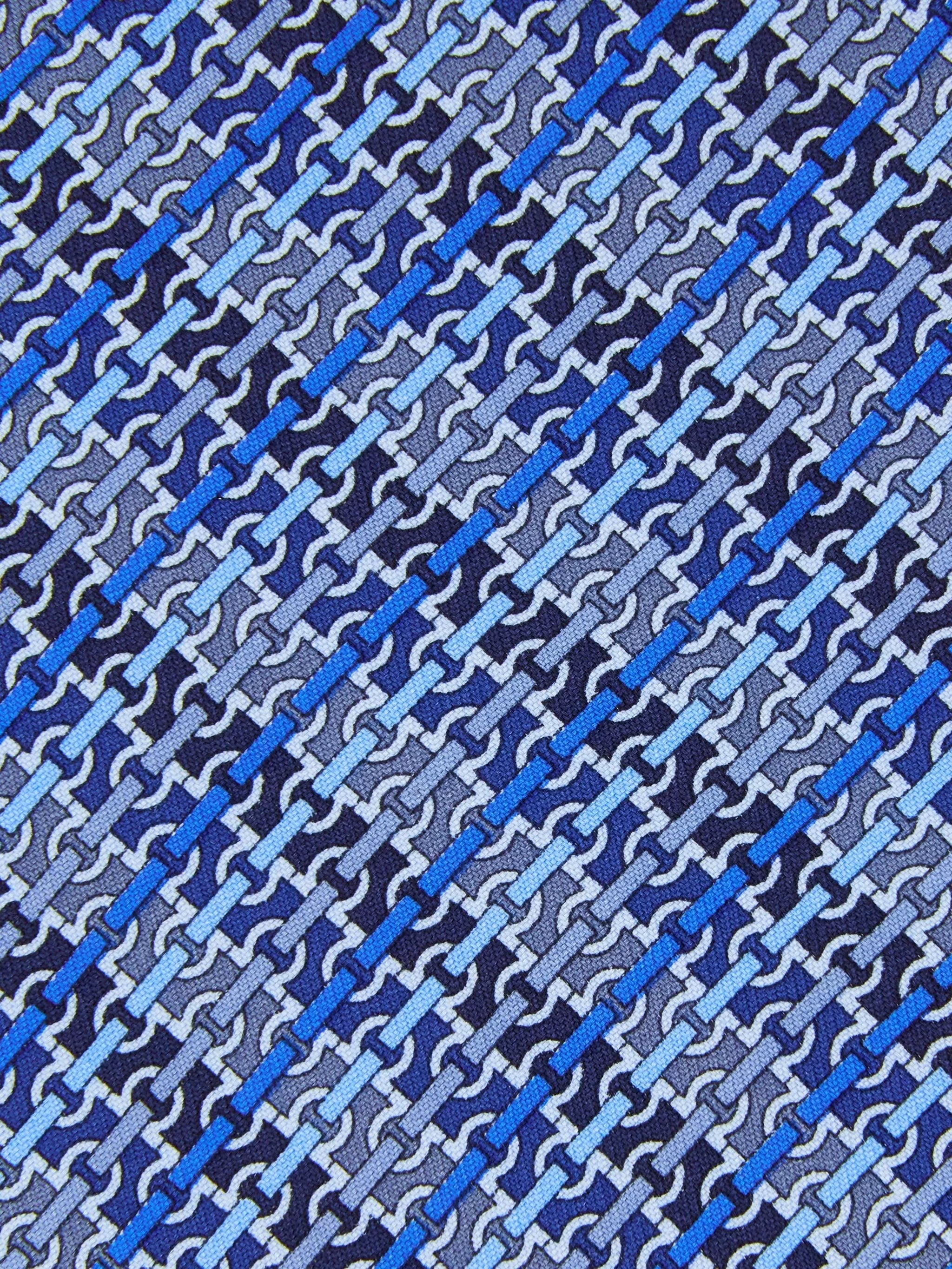 Ferragamo Gancini Chain-print Tie - 2