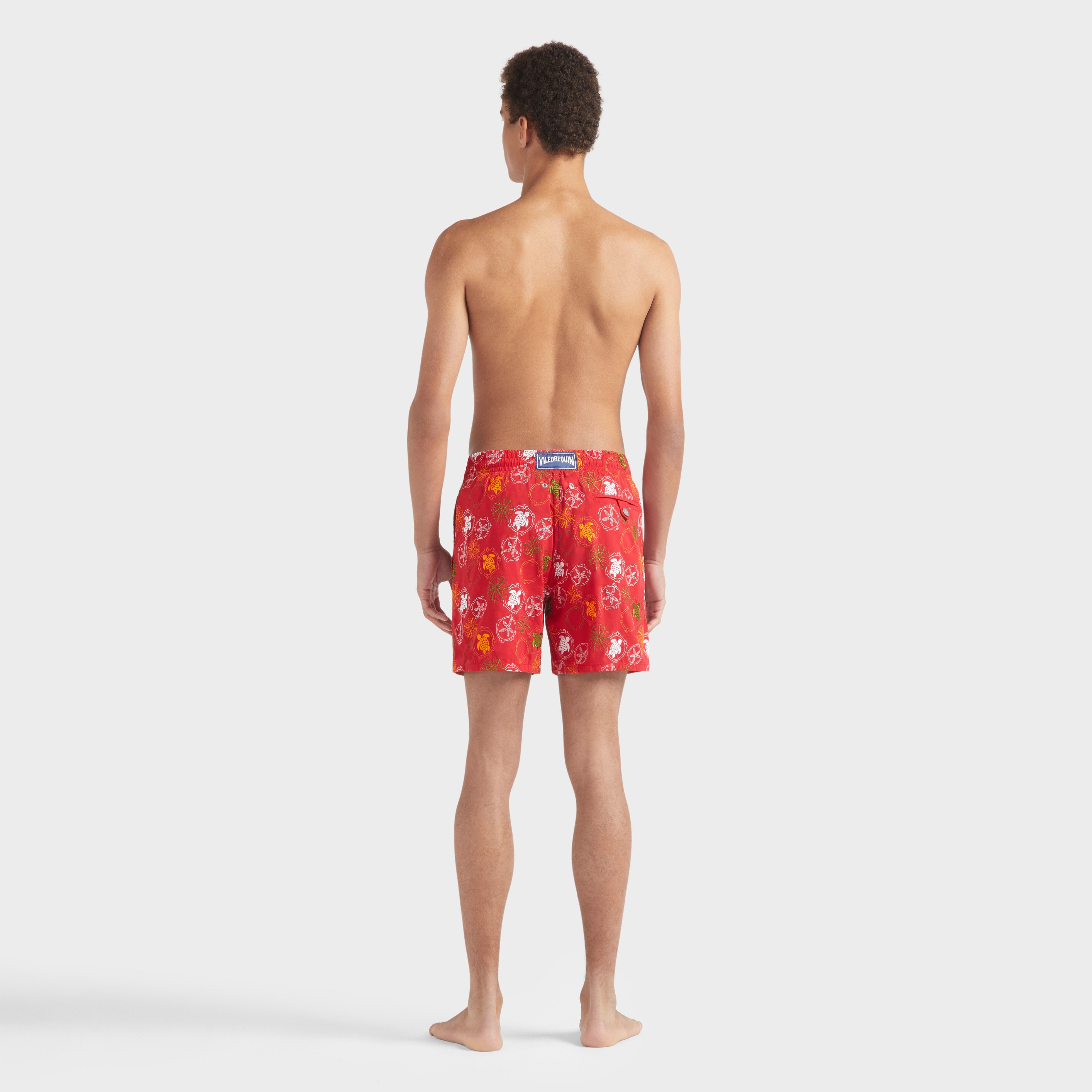 Men Swim Trunks Embroidered Oursins - Limited Edition - 4