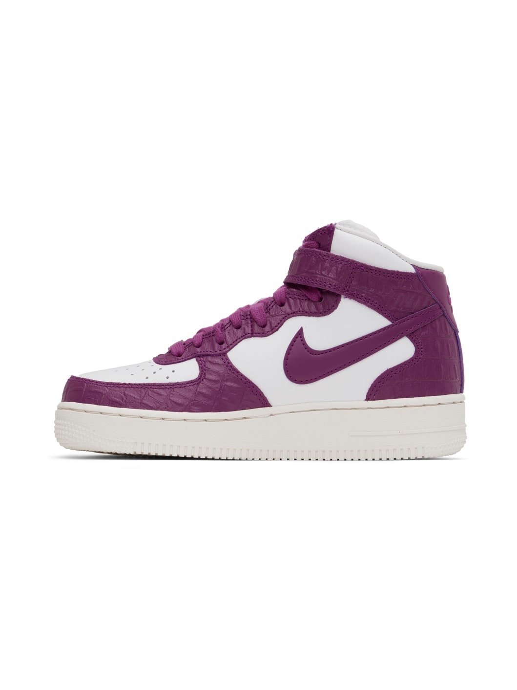 Purple & White Air Force 1 '07 Sneakers - 3