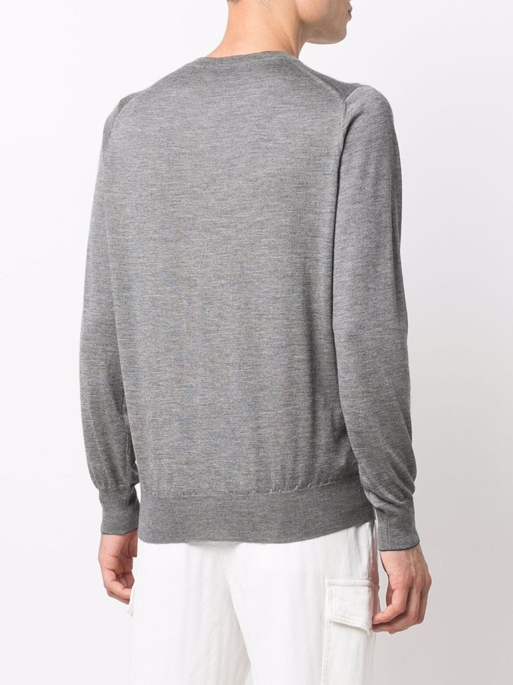 long-sleeve cashmere jumper - 4