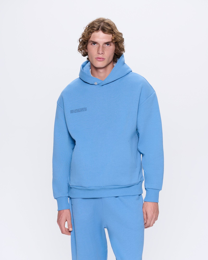 PANGAIA Mens DNA Hoodie - Summit Blue outlook