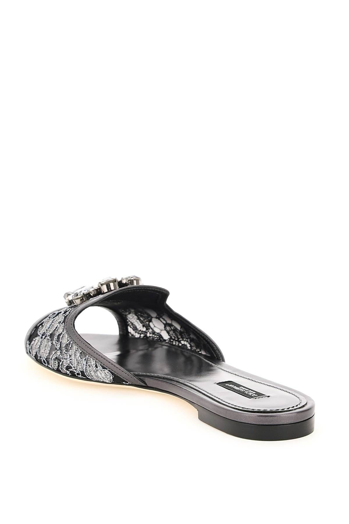 LUREX TAORMINA LACE SLIDES - 2