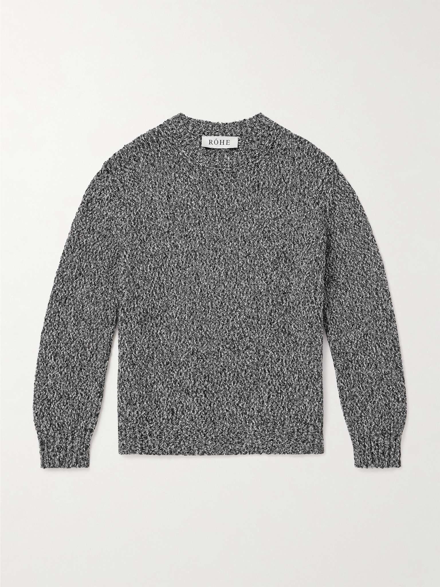 Mouliné Cotton Sweater - 1