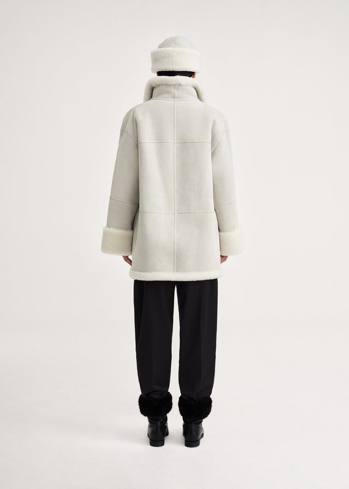 Signature shearling jacket macadamia - 3