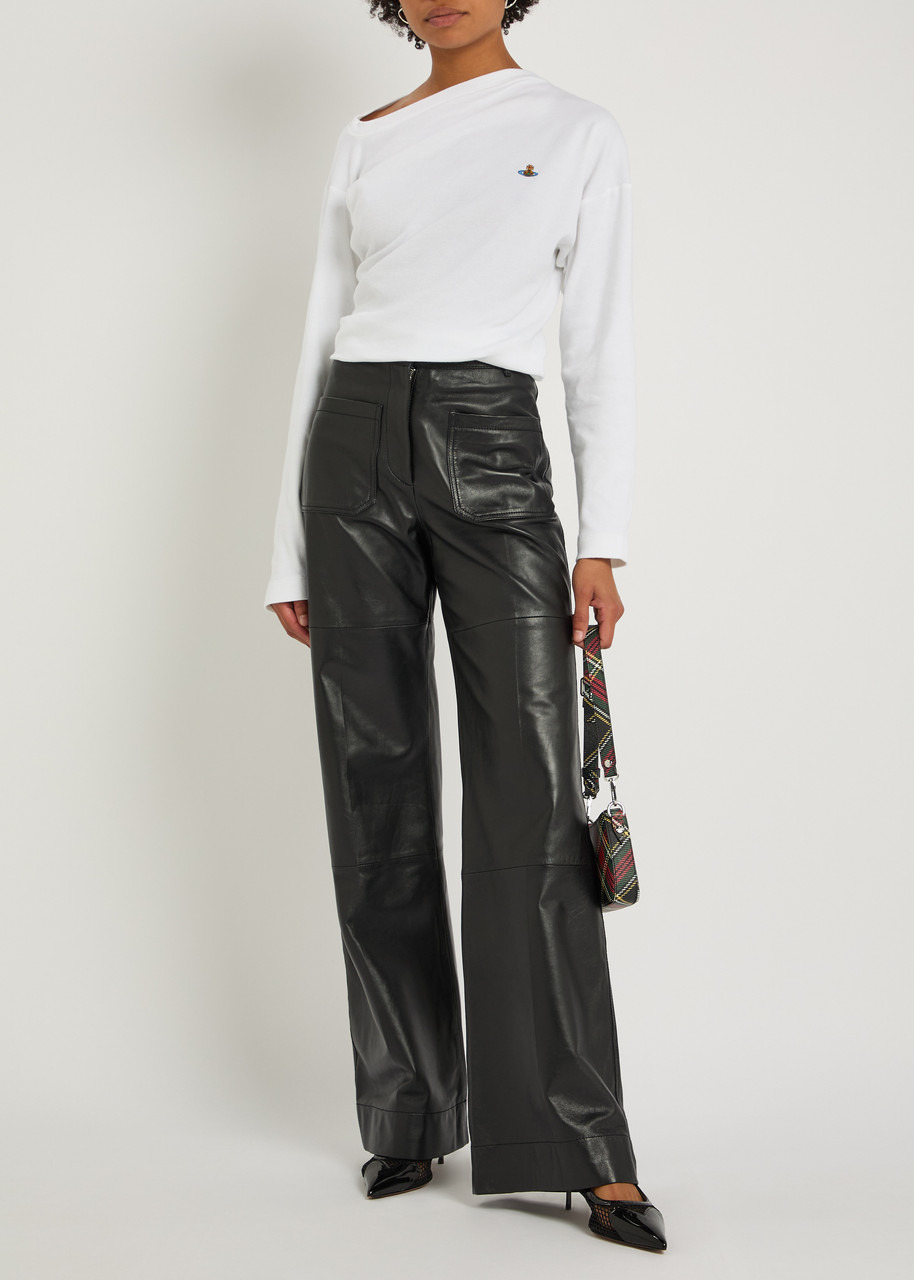 Vivienne Westwood Hebo Asymmetric Stretch-cotton top - 4