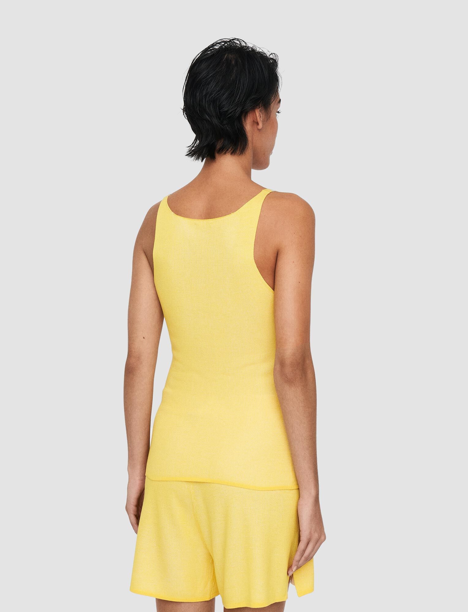Plated Knit Tank Top - 4