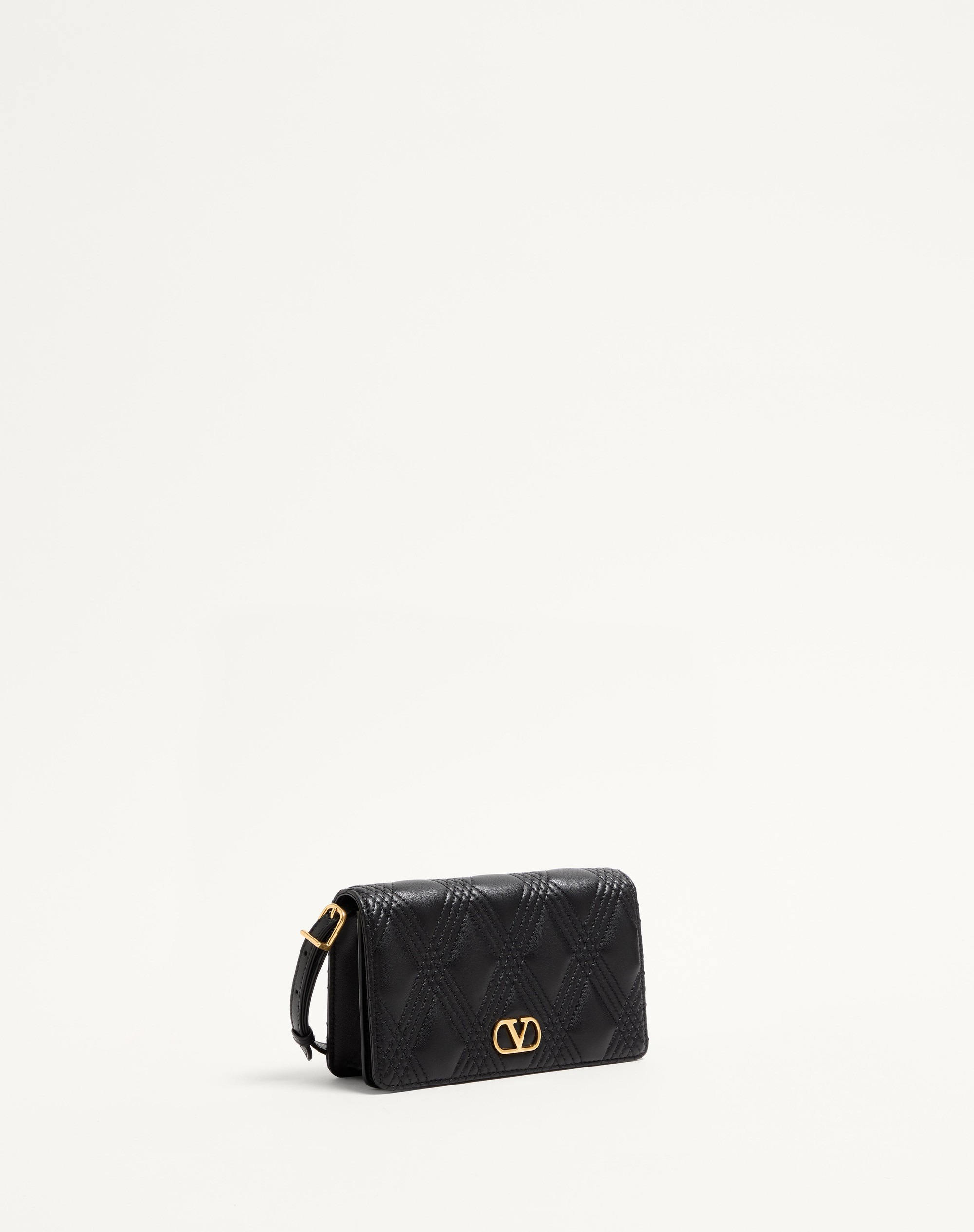 VALENTINO GARAVANI QUILTIE 67 MINI SHOULDER BAG IN QUILTED NAPPA LEATHER - 2