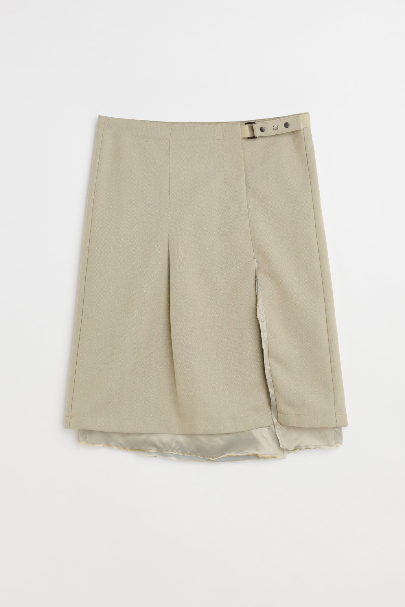 Clasp Skirt Lucid Pistachio Rural Wool - 1