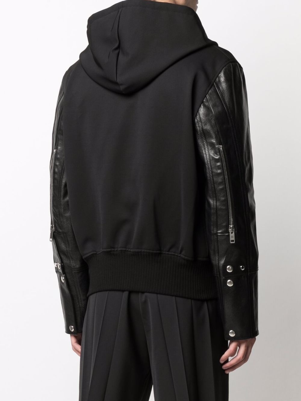 panelled hooded jacket - 4