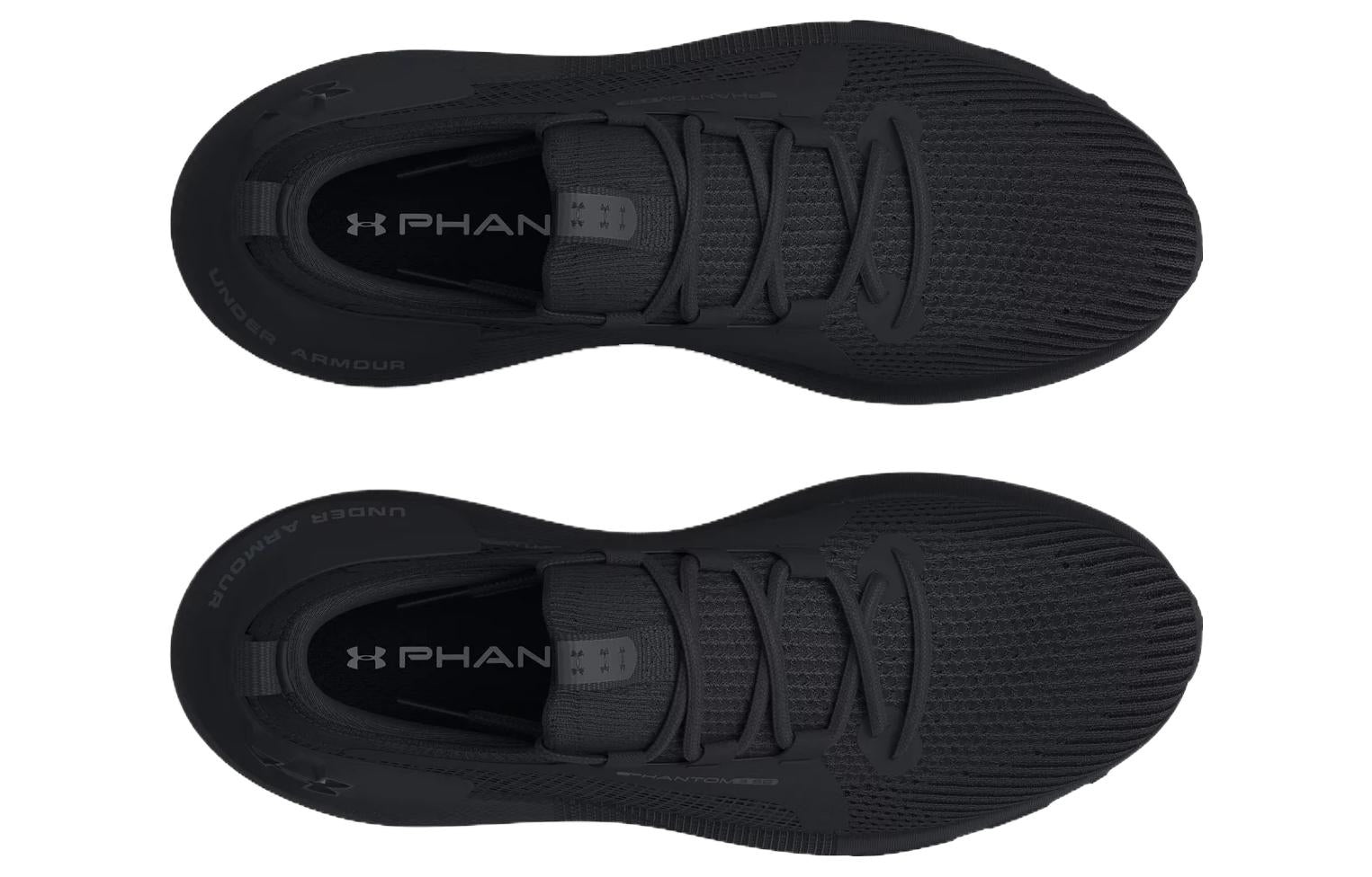 (WMNS) Under Armour HOVR Phantom 3 SE 'Triple Black' 3026584-001 - 3