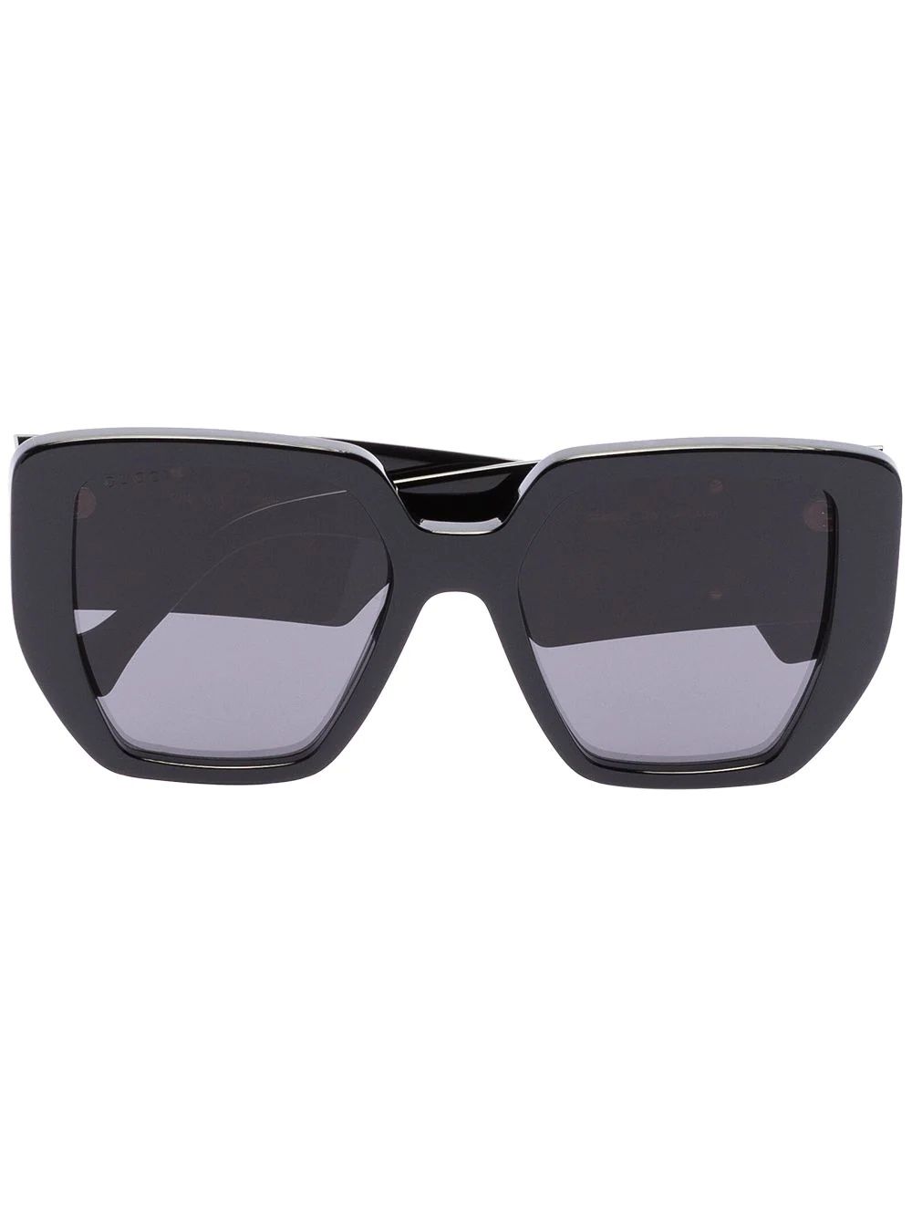 Double G oversize-frame sunglasses - 1