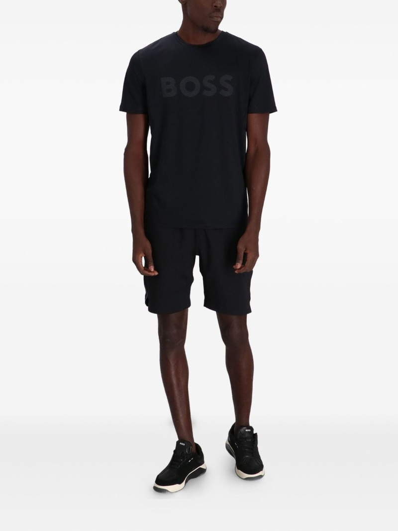 BOSS elasticated-waistband track shorts outlook