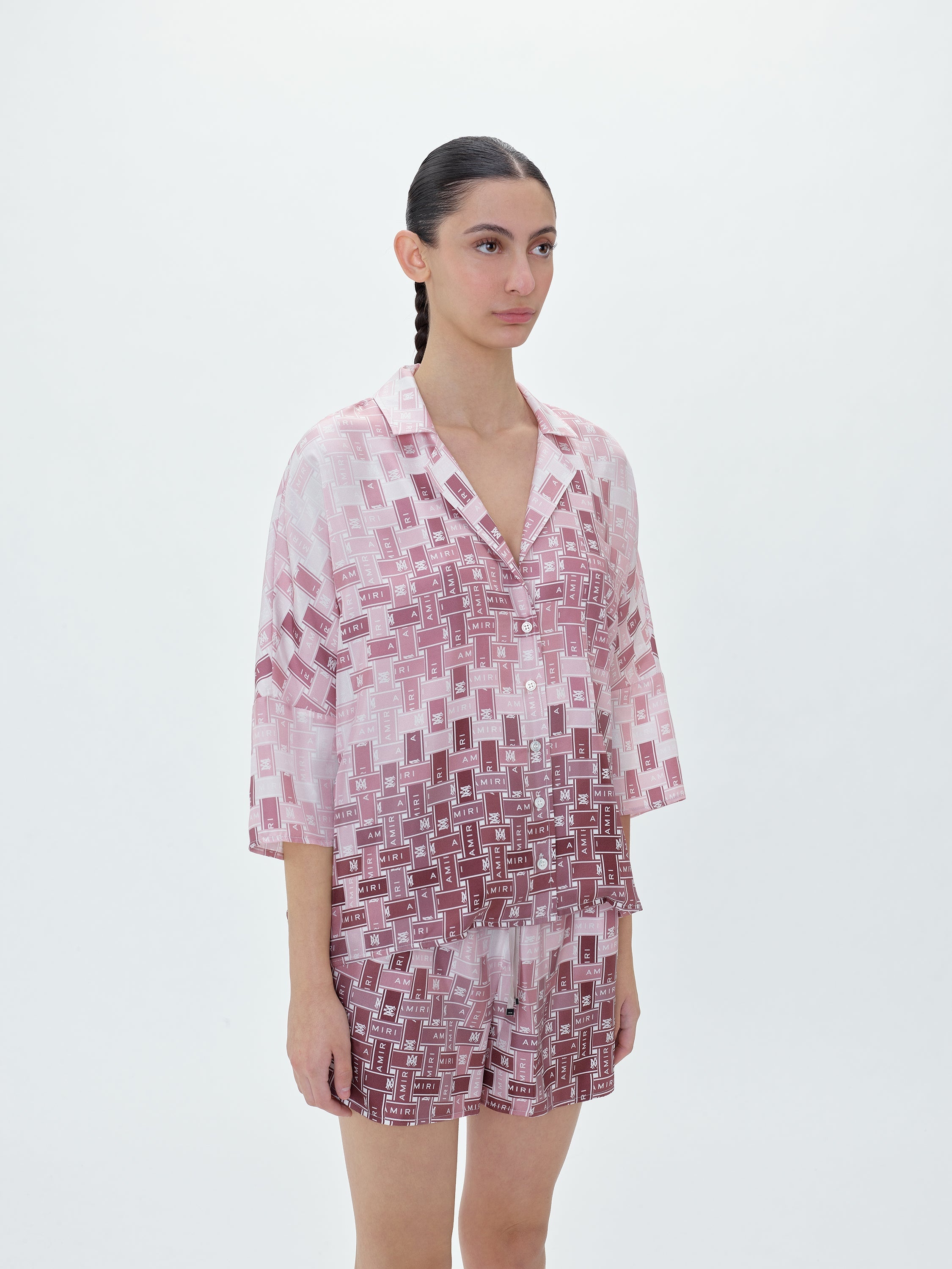 GRADIENT TAPE BOWLING SHIRT - 3