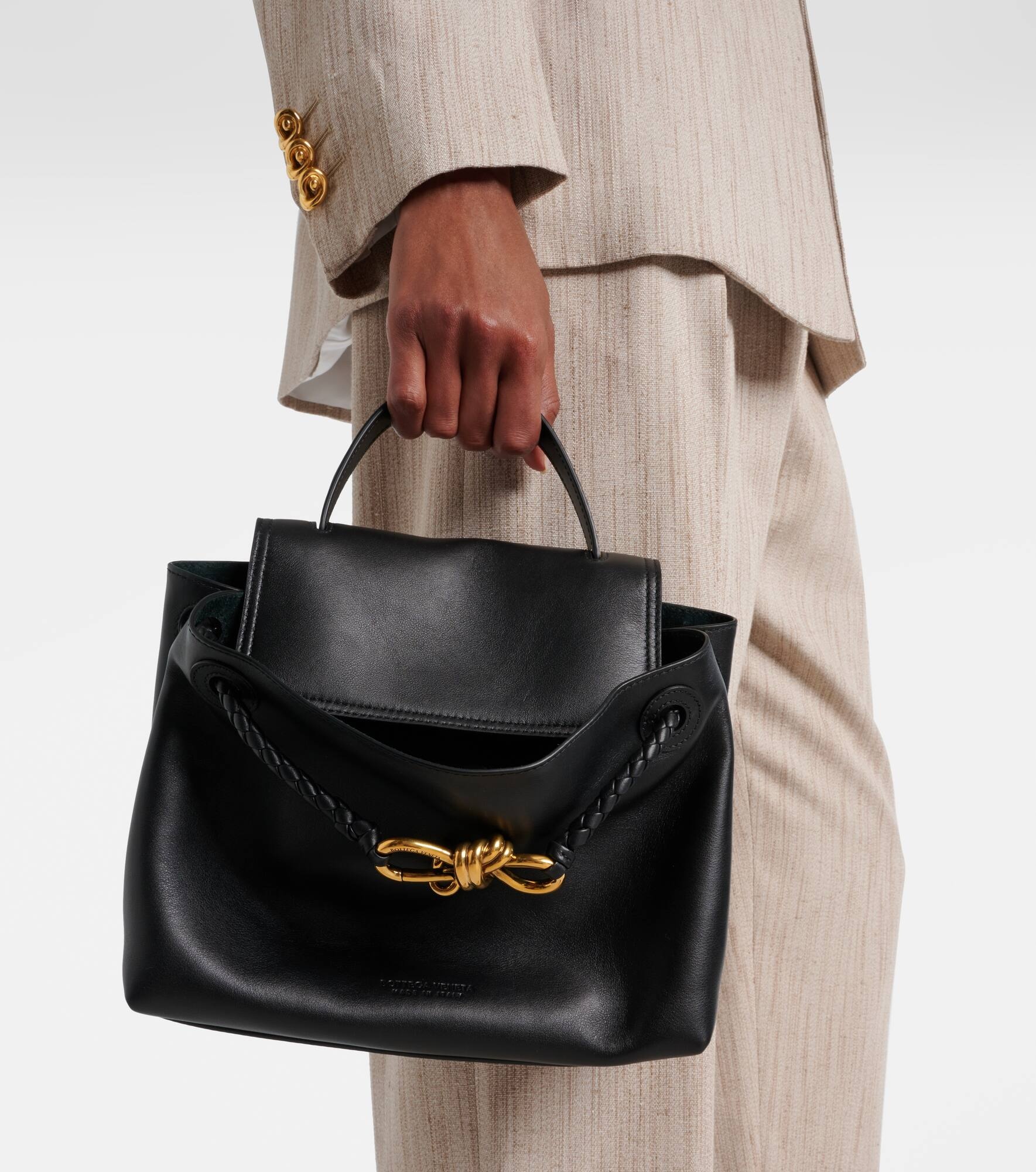 Ciao Ciao Knot Small leather tote bag - 7