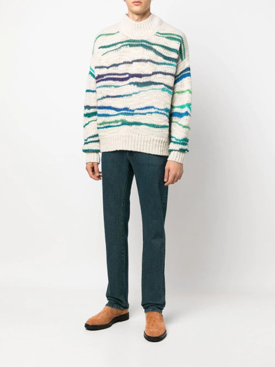 Etro stretch-cotton straight-leg denims outlook