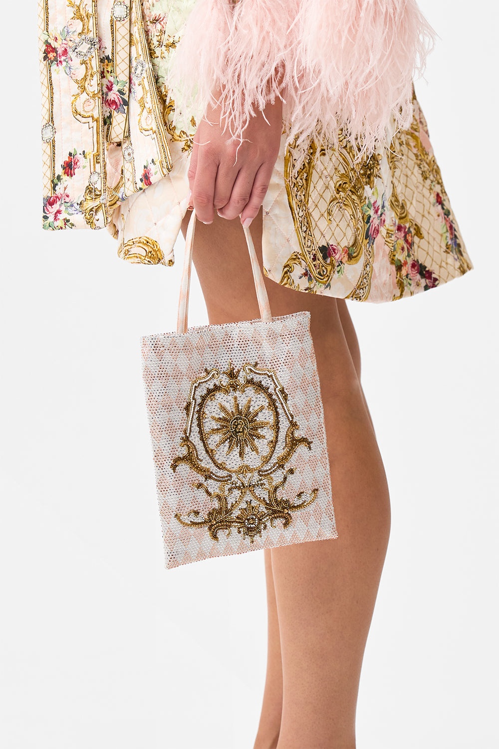 EMBELLISHED MINI TOTE - 5