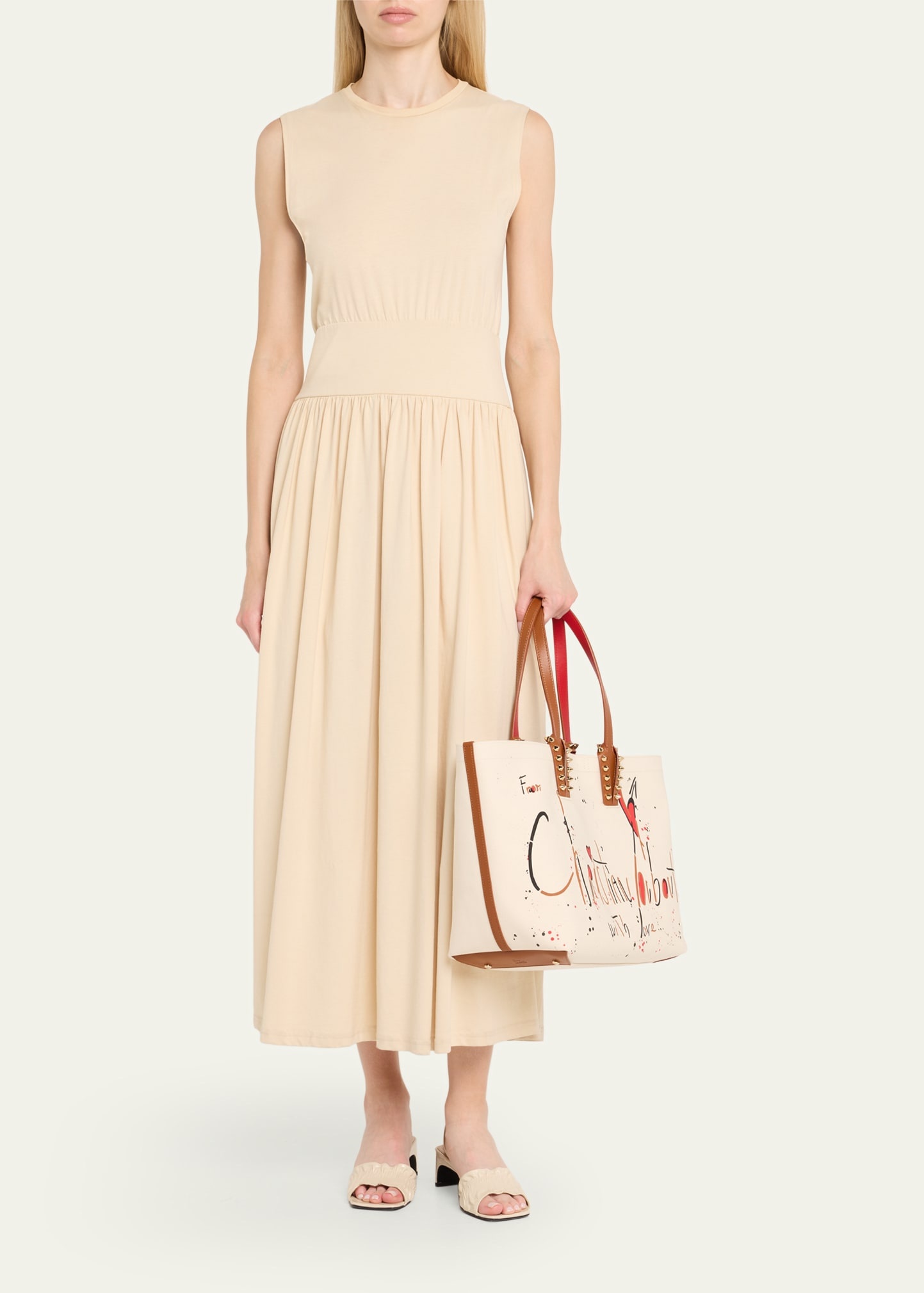 Cabata Small Beach Splash Logo Tote Bag - 6