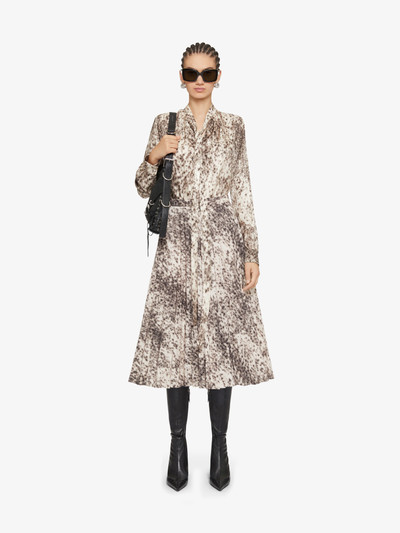 Givenchy BLOUSE IN SILK WITH SNOW LEOPARD PRINT AND LAVALLIERE outlook