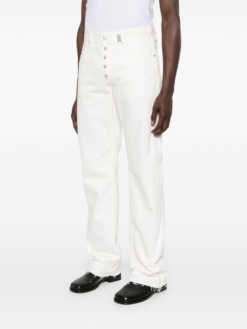 raw-cut jeans - 3