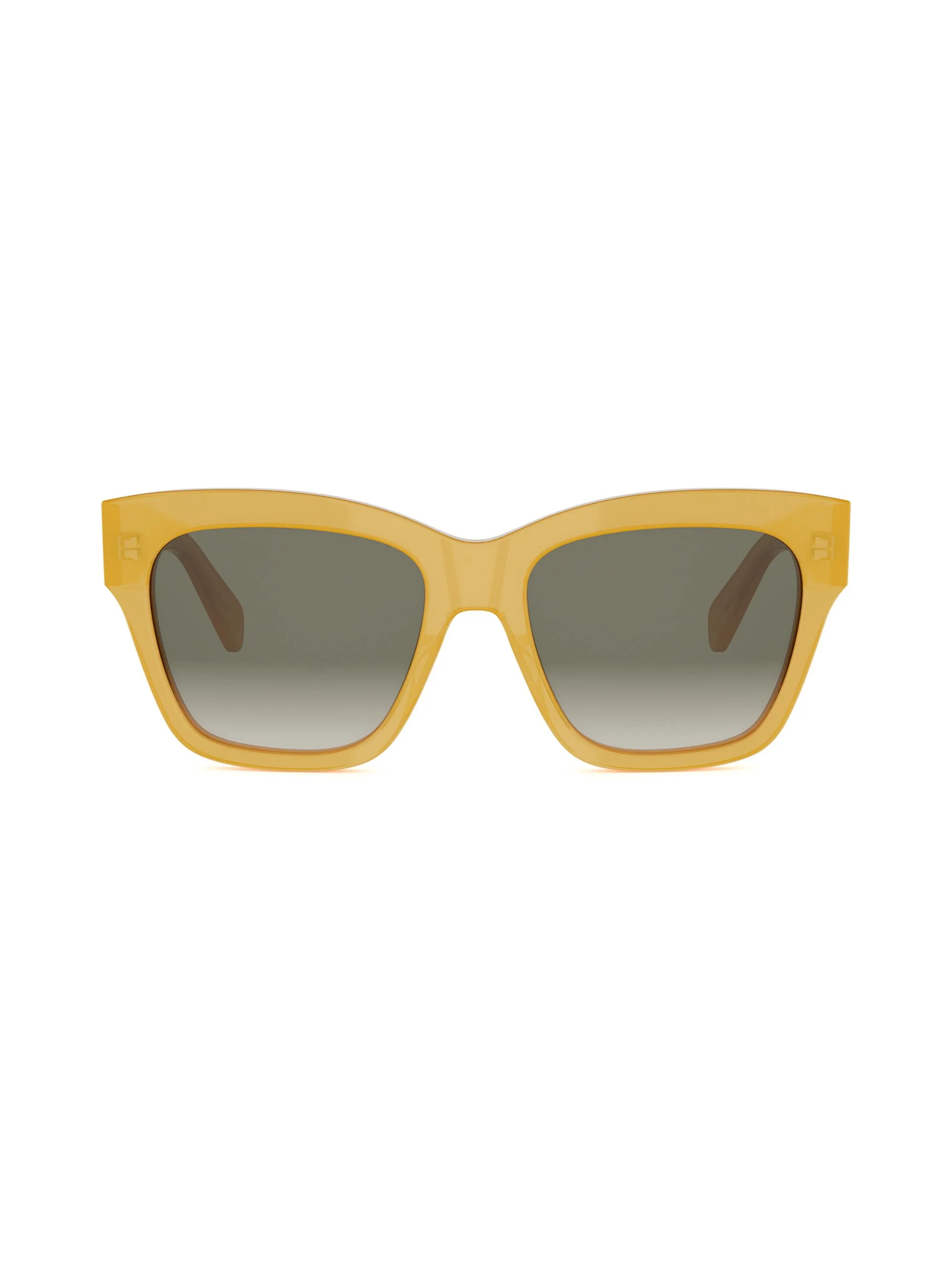 Women's 55MM Square Sunglasses - Yellow Grey - 1