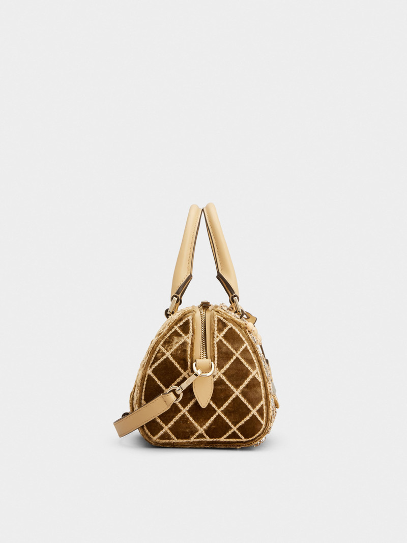Roger Vivier Belle Vivier Bag in velvet outlook