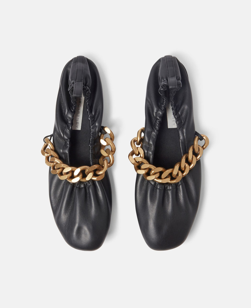 Falabella Chunky Chain Ballet Flats 4