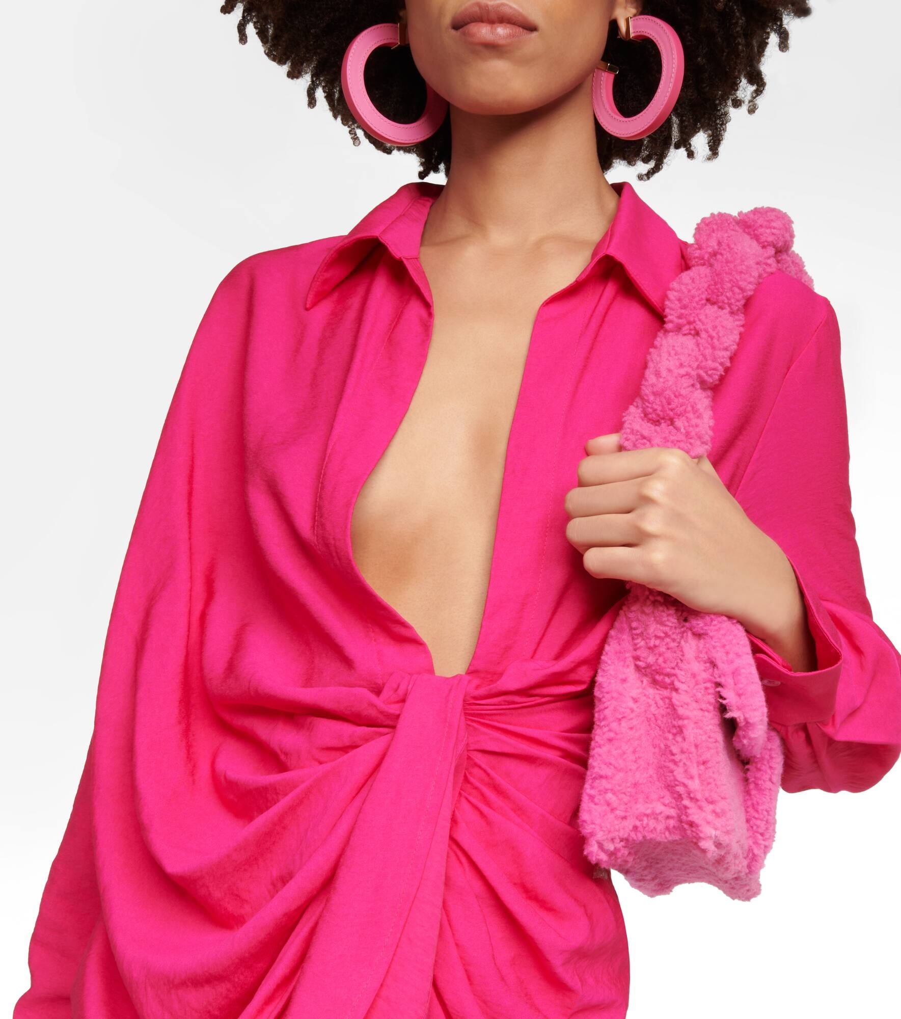 La Robe Bahia tie-detail minidress - 4