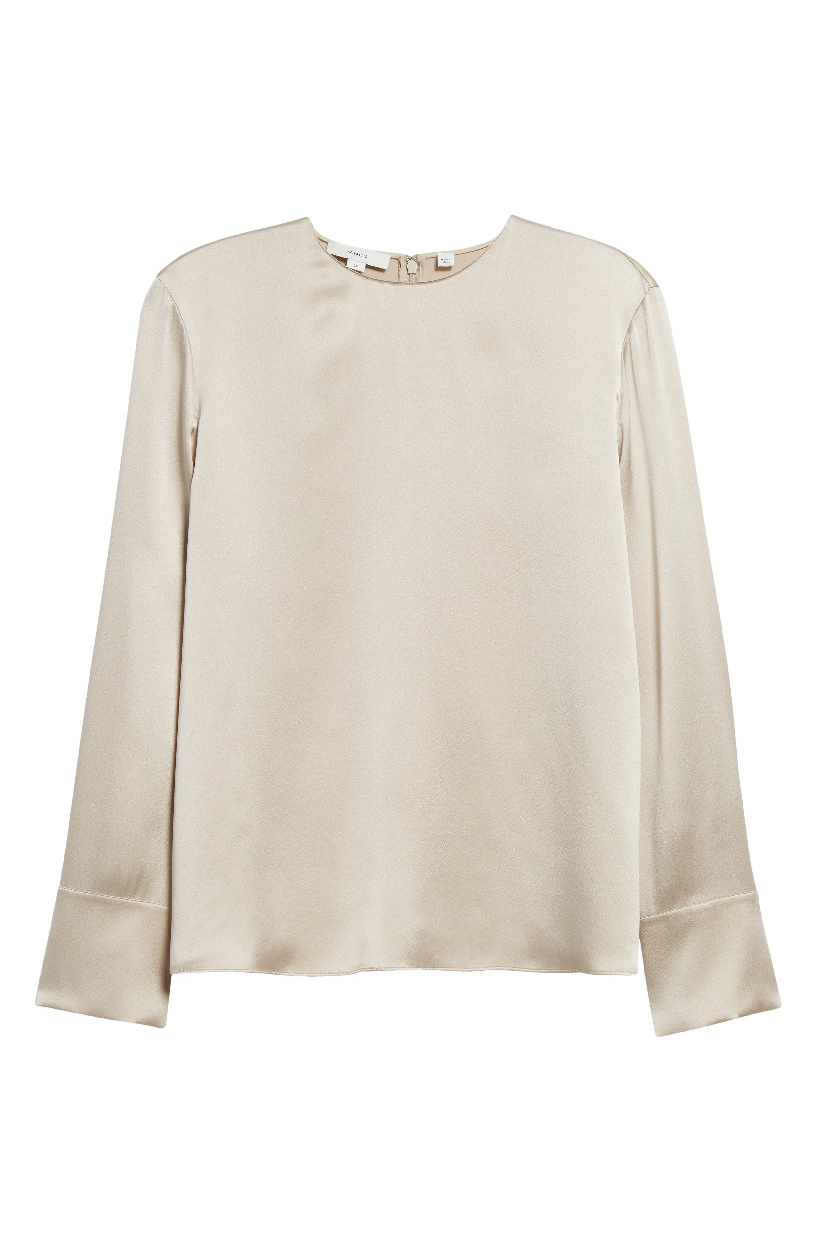 Long Sleeve Silk Top - 5