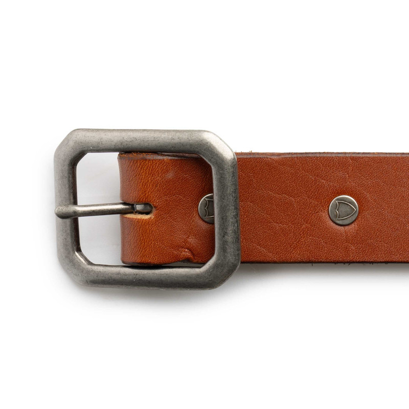 FULLCOUNT Full Count Zip Stevenson Umbrella Stud Belt HTC Brown outlook