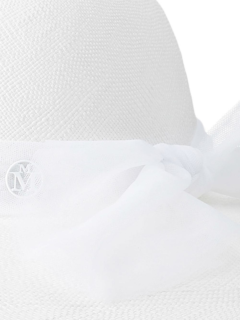MAISON MICHEL Blanche straw sun hat outlook