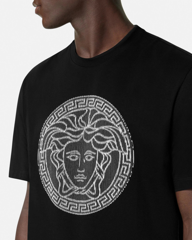 Embroidered Medusa Sliced T-Shirt 3