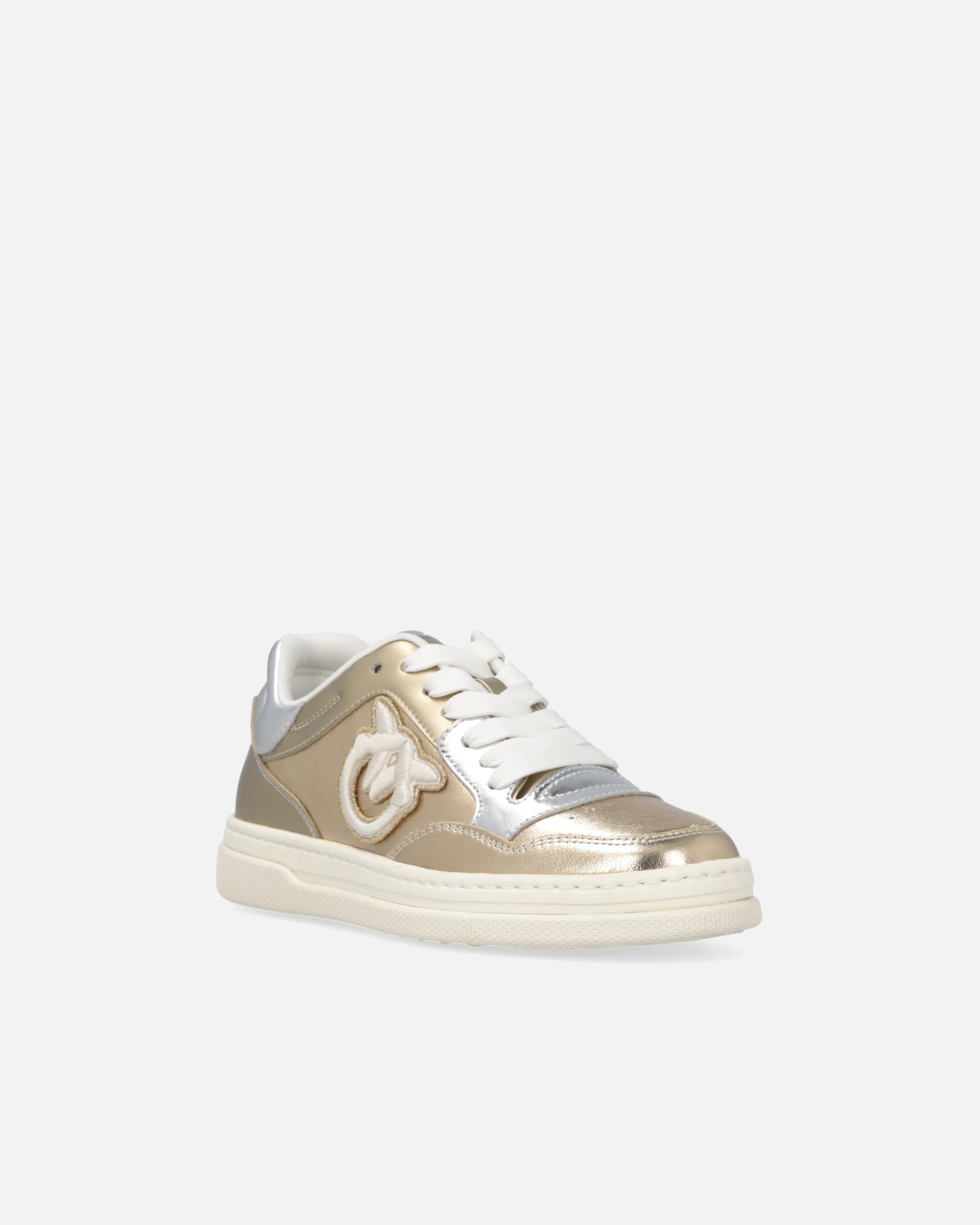 LAMINATED SNEAKERS WITH LOVE BIRDS LOGO - 2