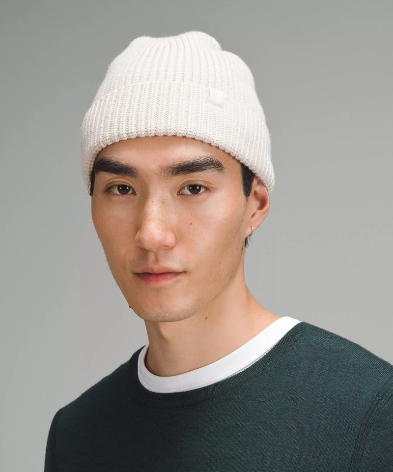 Close-Fit Wool-Blend Ribbed Knit Beanie 5