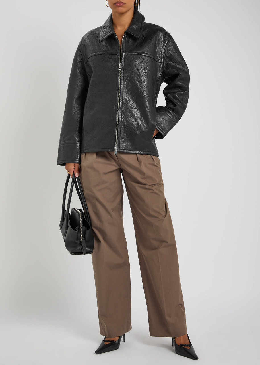 Esse Studios Pelle Textured Leather Jacket - 4