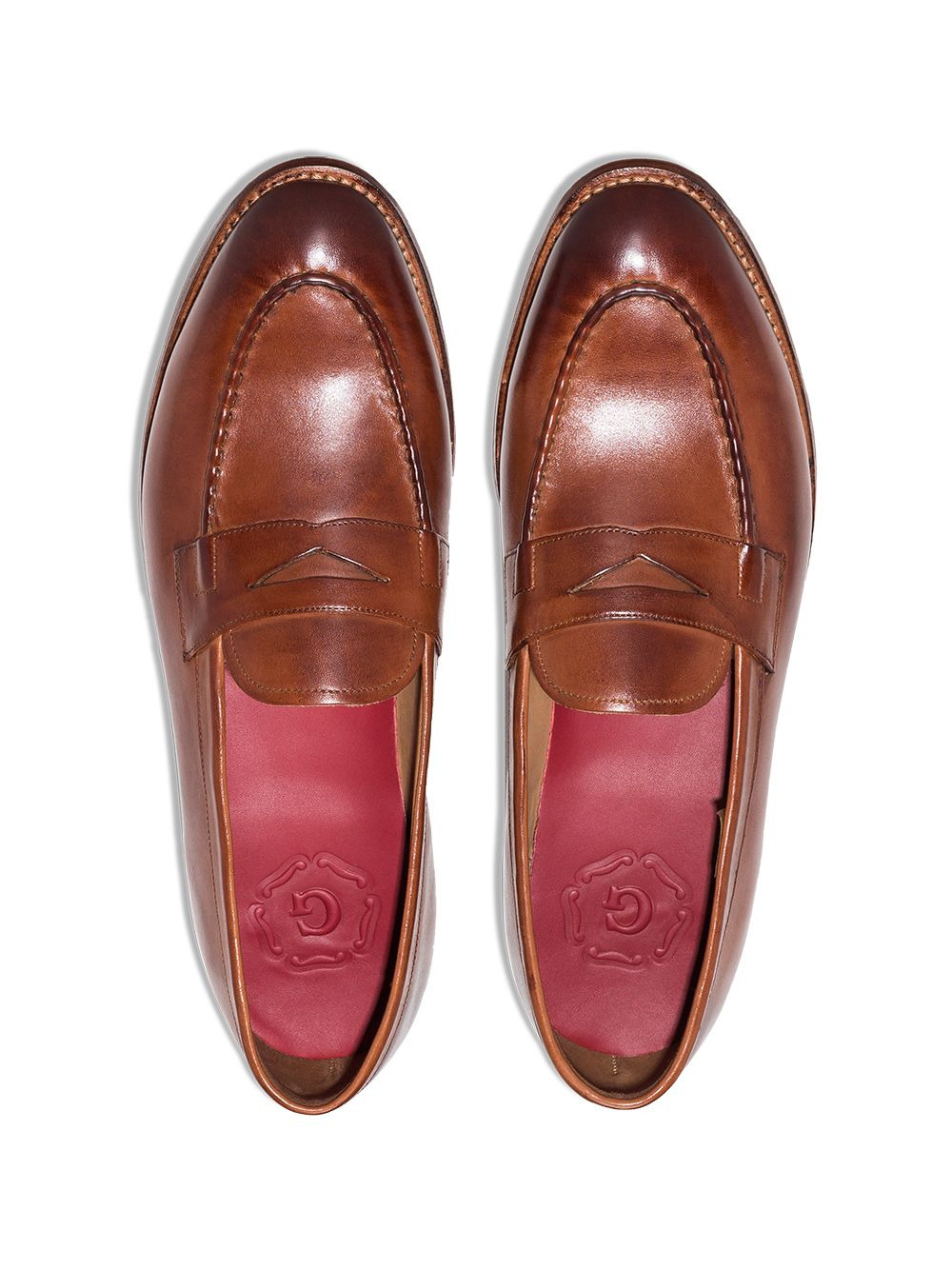 Lloyd almond toe loafers - 4