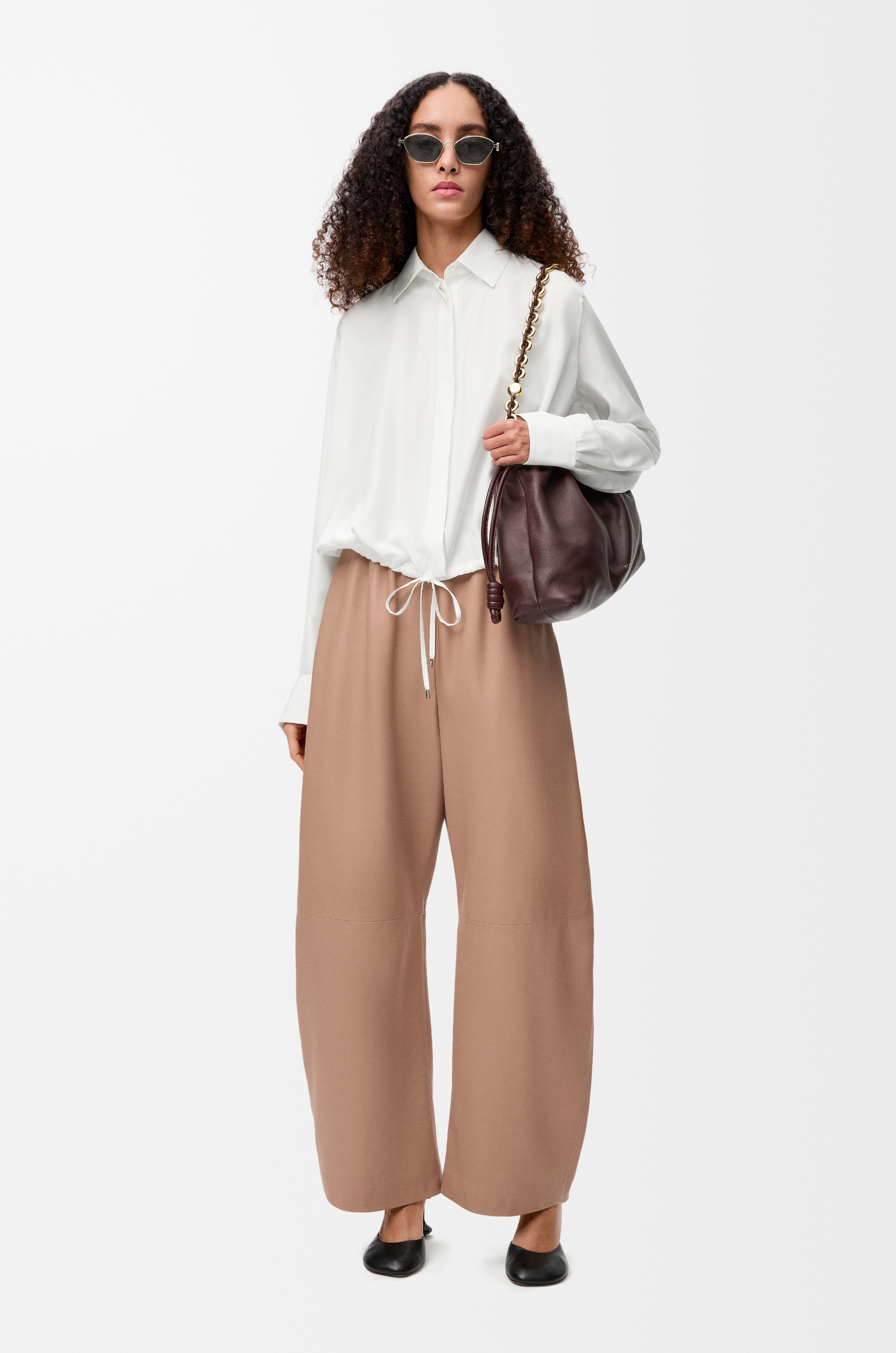 Balloon shirt in silk - 3