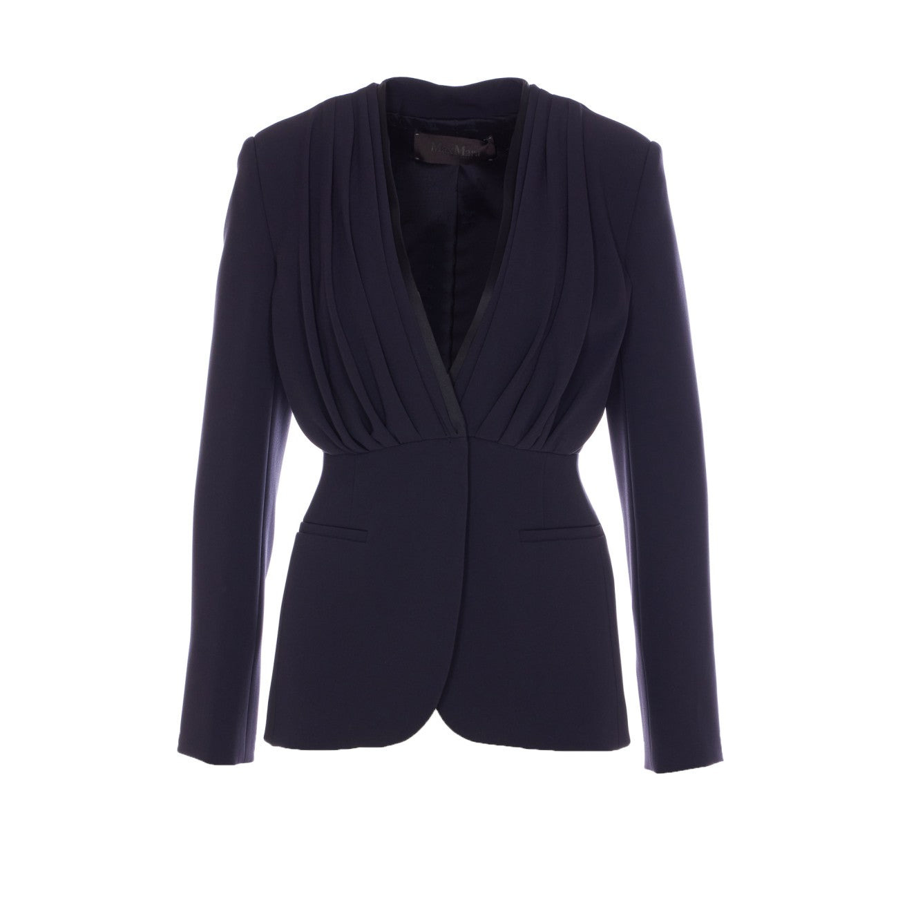 Max Mara Women Gradi Draped Crepe Jacket - 1