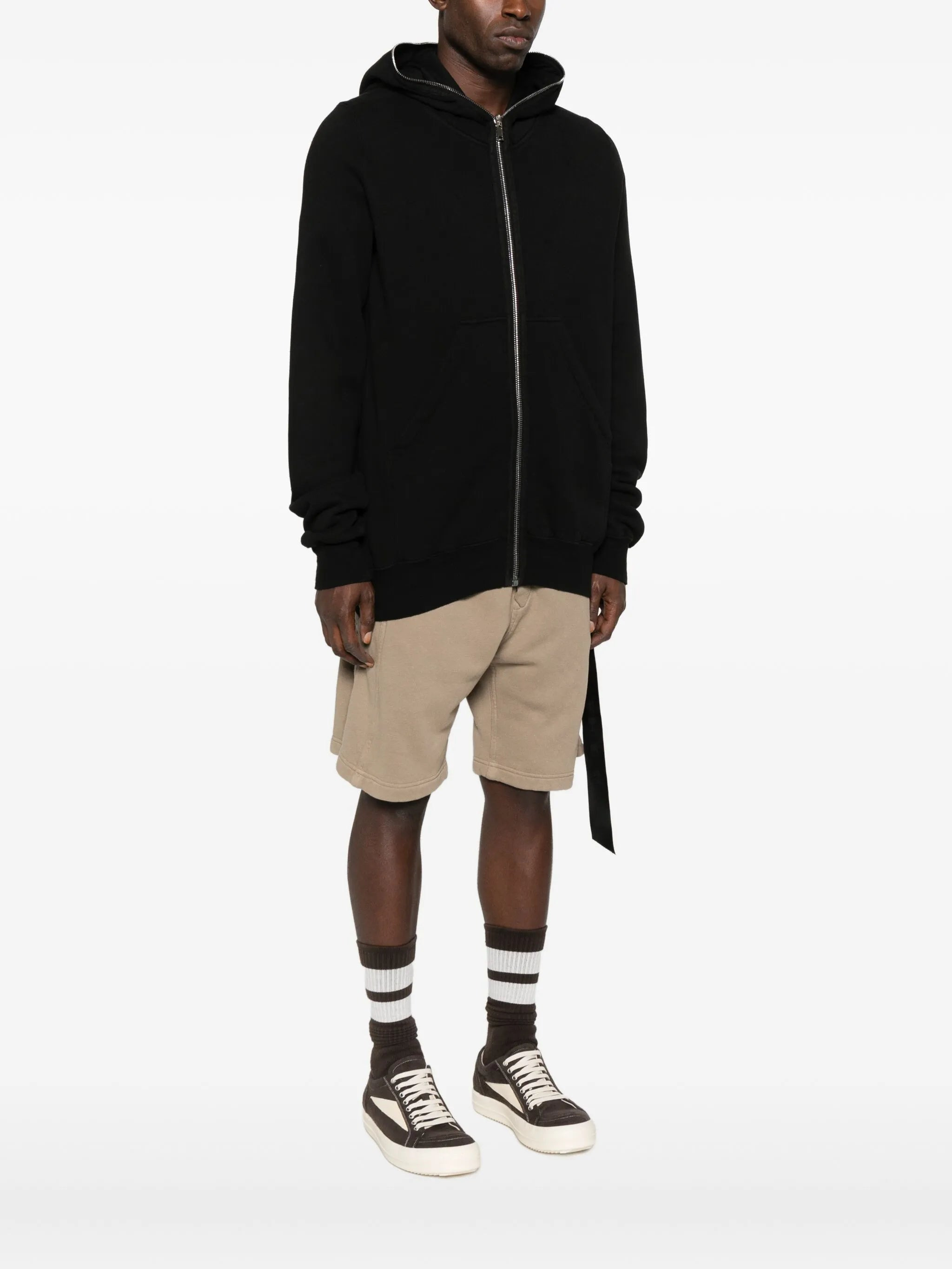 Rick Owens Drkshdw Gimp Zip-up Cotton Hoodie - 4