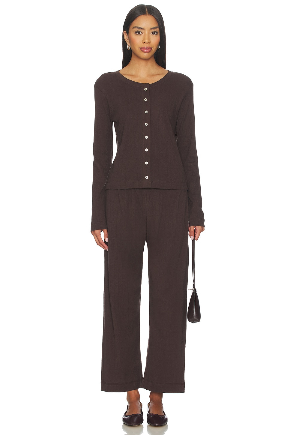 Pointelle Classic Crew Cardigan - 4