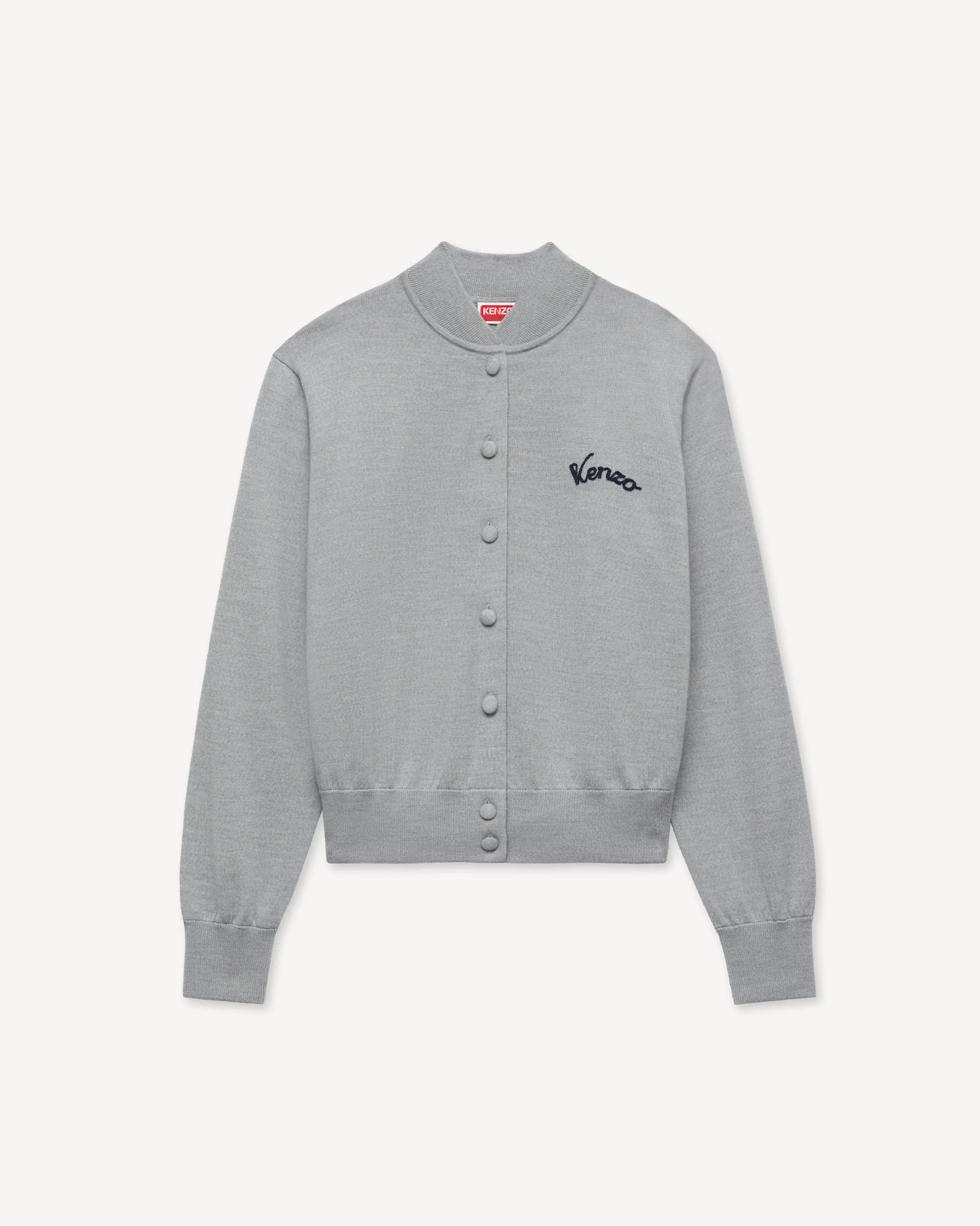 'KENZO Eiffel Tower Design' varsity cardigan in wool - 1