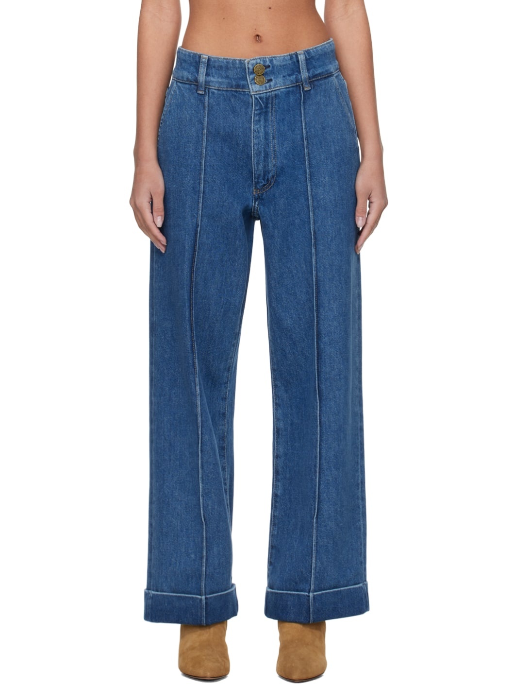 Blue 70's Jeans - 1