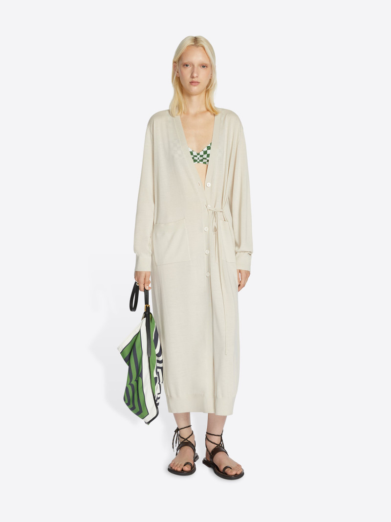 Dries Van Noten LONG MERINO CARDIGAN outlook