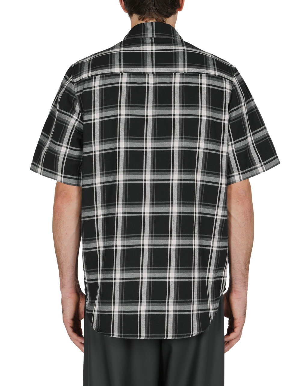 MONOGRAM S/S PLAID SHIRT - 5
