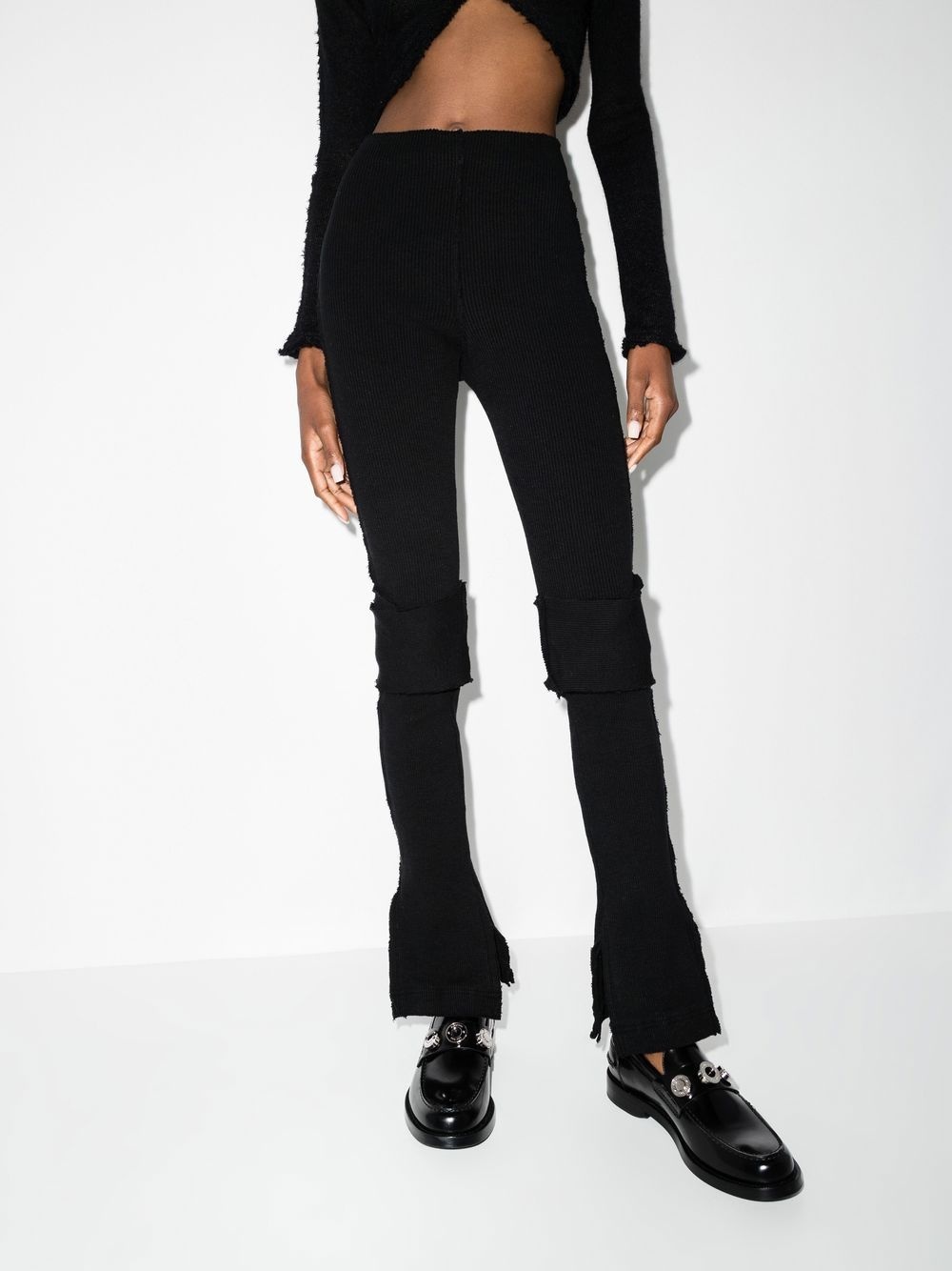 Warm Up knitted flared trousers - 2