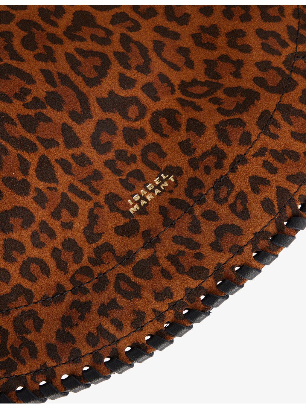 Oskan Leopard-Print Suede Shoulder Bag - 4